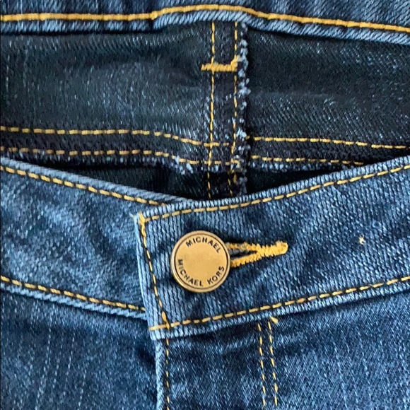 Michael Kors Straight Leg Blue Jeans - Picture 3 of 15